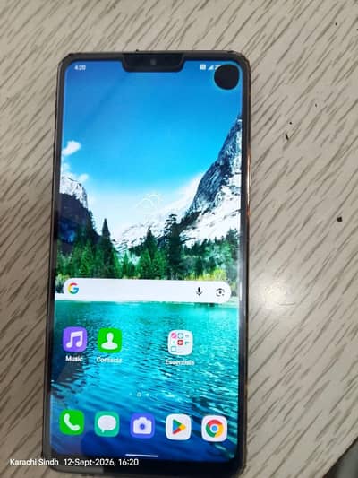 LG G7 thinQ 4GB 64GB back glass crack panel Dot he Baki all okay