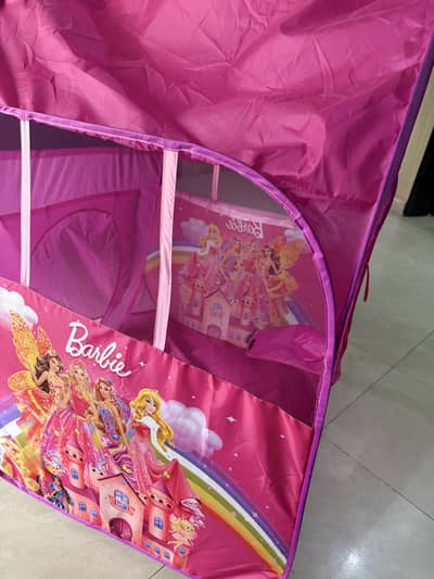 Tent house with 50 balls