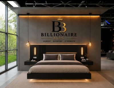 wood & iron King Beds