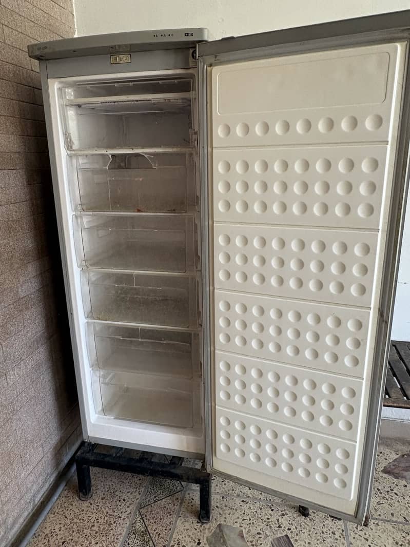 Upright deep freezer 1