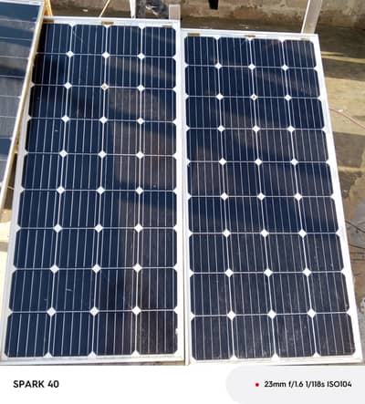 2 Solar panels contact no. 0312-8608713