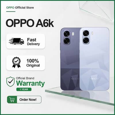 Oppo A6k (6/128GB) Available On Easy Installment Plan