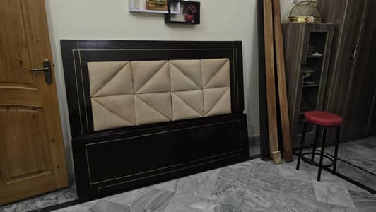 King Size wooden bed