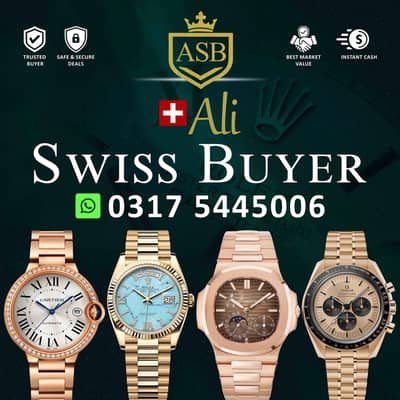 Watch Buyer Rolex Omega Cartier Patek Philippe Tudor Panerai Rado AP