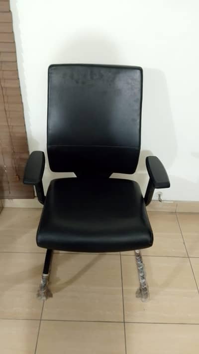2 Genuine Leather Chairs