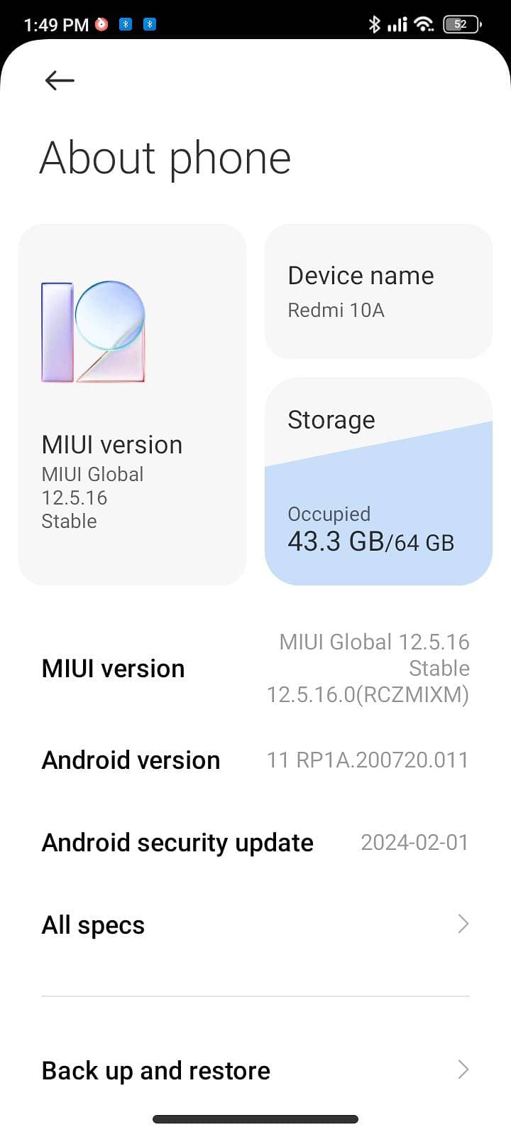 Redmi 10A 2