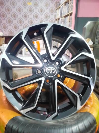 BRAND NEW ALLOY RIMS TOYOTA COROLLA GRAND AND GLI.