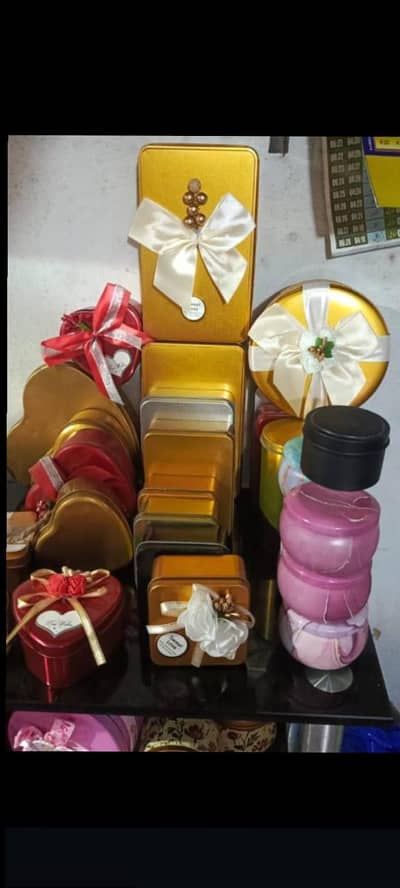 Al Noor Tin box / Tin Boxes / Customised Gift Box / Bakery box / cake