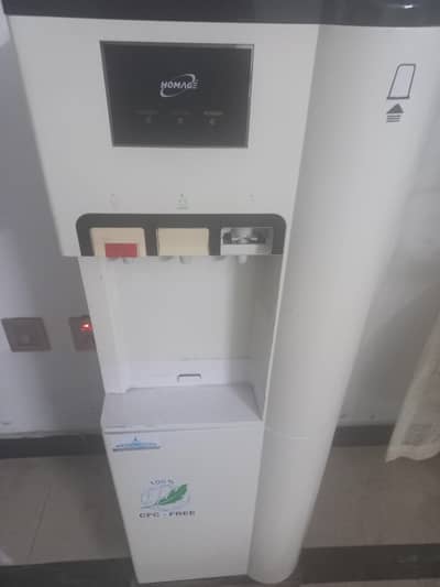 Homage Water Dispenser with 3 Taps + Refrigerator