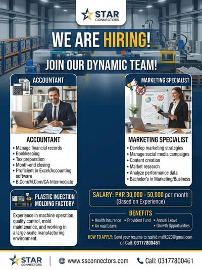 accountant and market and production manager
