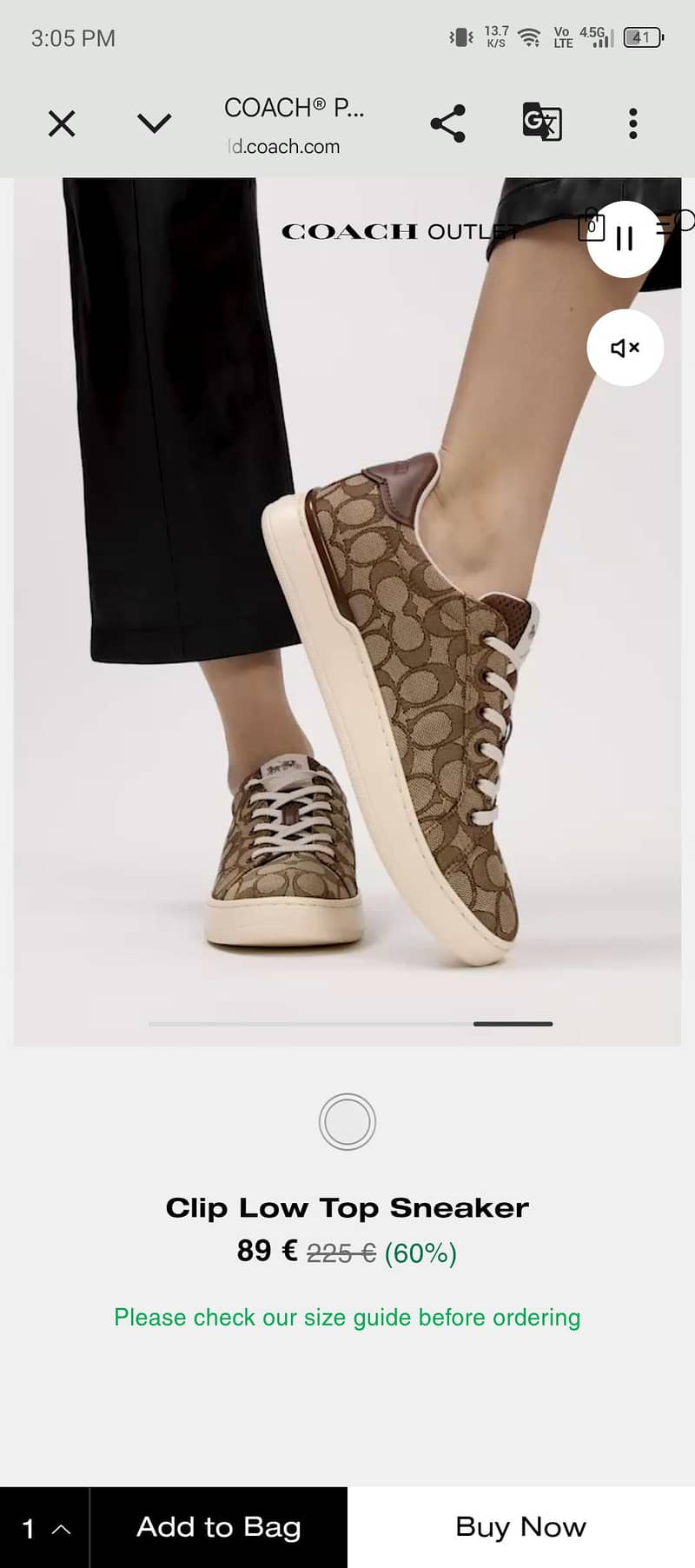 Coach sneaker 5