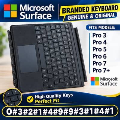 Microsoft surface brand keyboard for pro3,4,5,6pro7 pro7plus