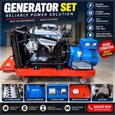 15kva Petrol Engine Generator | Heavy Duty | Ready to Use