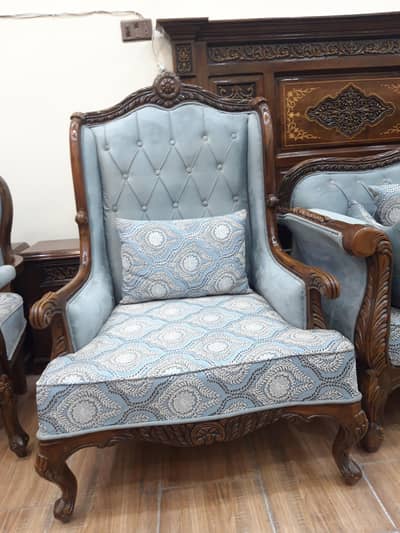 5 Seater Chinioti Pure Tali Sofa Set | Luxury Craftsmanship