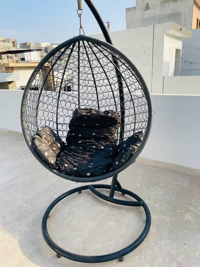 Black Swing chair/ Jhoola big size
