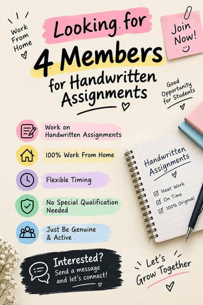 handwritten assignmnets
