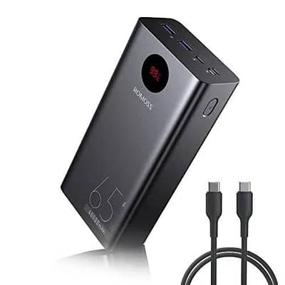 Romoss Power Bank 40000 mAh 65W PD Fast Charging Laptop Charging Power