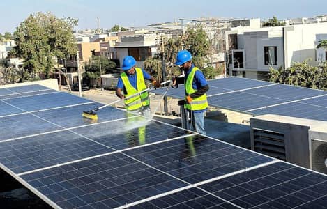 solar cleaning service ke liye Larka chahiye