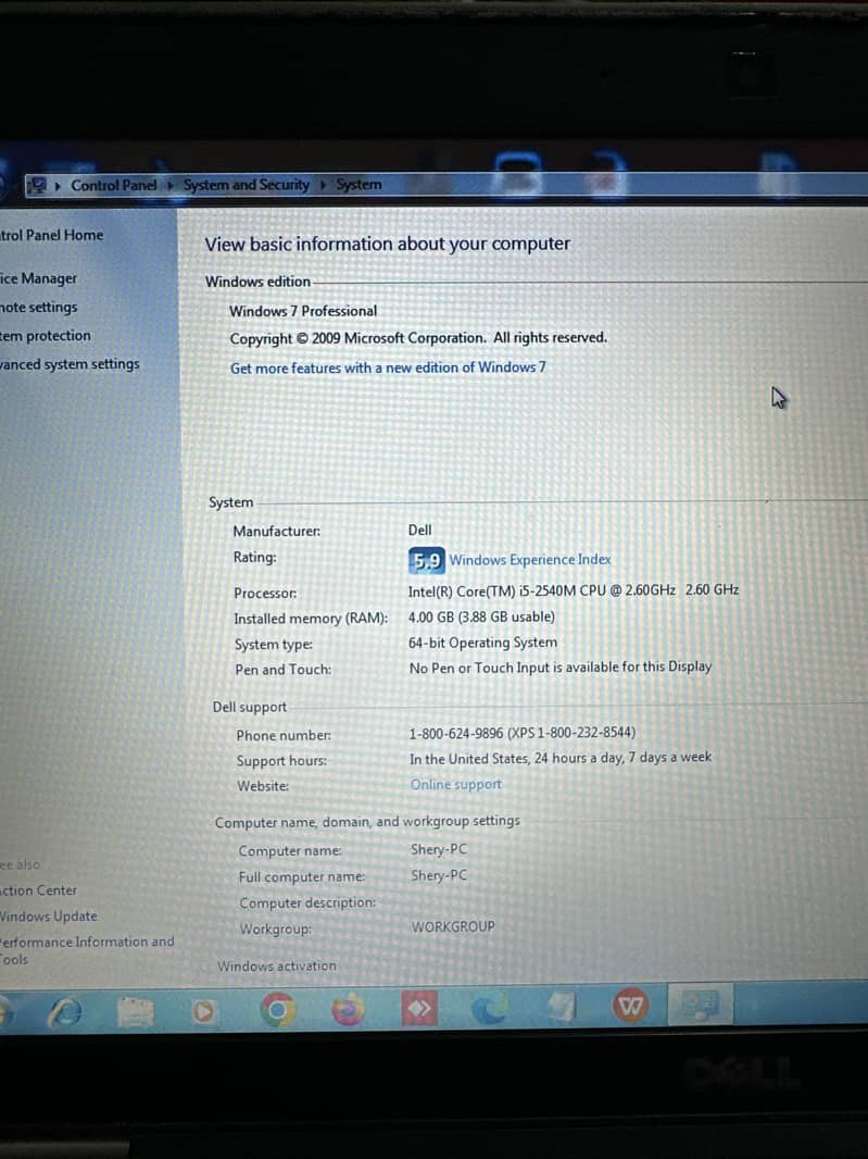 Dell Laptop 1