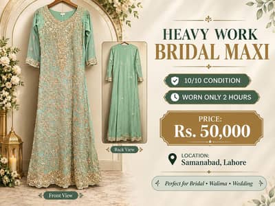 Heavy Work Bridal Maxi | 10/10 Condition | Worn Only 2 Hours