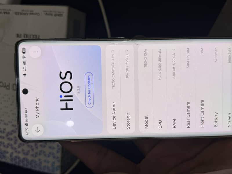 Tecno CAMON 40 Pro 7