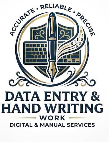 Handwriting (English & Urdu) and Data Entry services