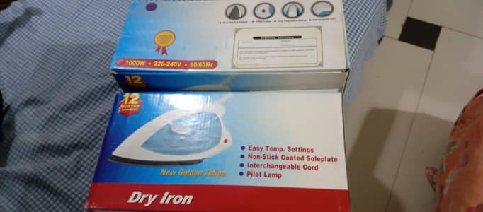 Dry iron 1000 watt brand new