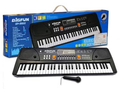 BigFun 61 Keys BF-630A1 Electronic Piano - Little Broken from Side