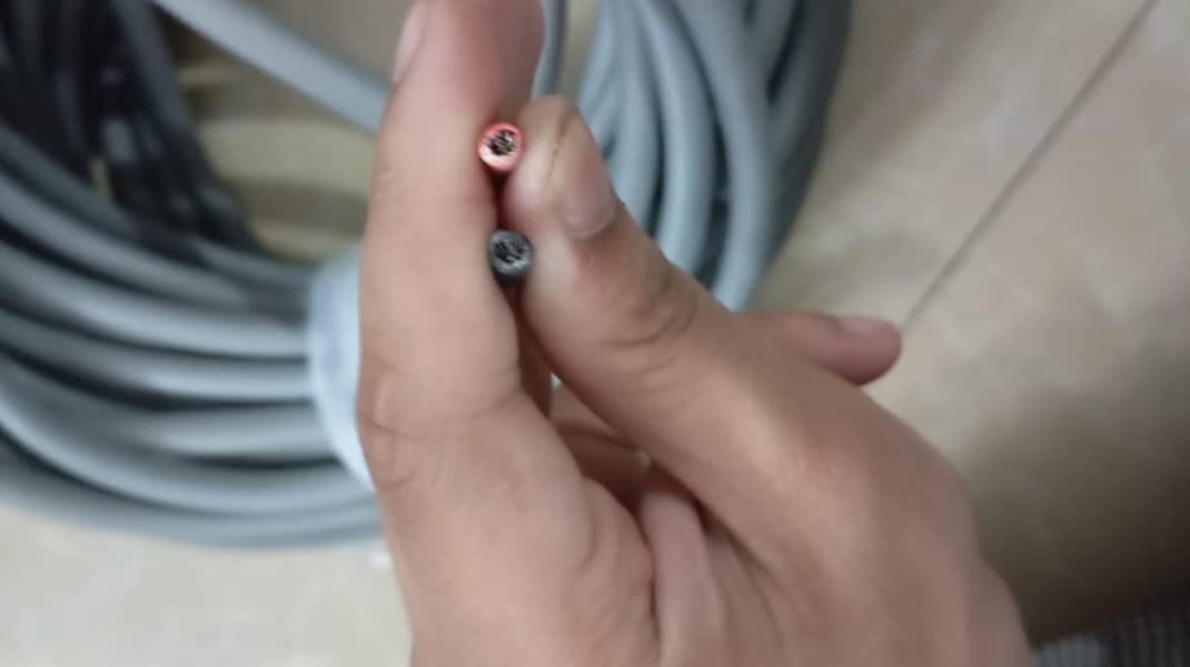 2 Core 4mm².  Copper Wire 4