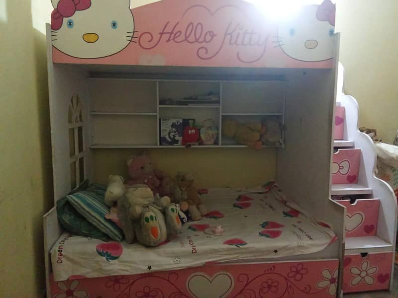 Bunk bed hello kitty 3
