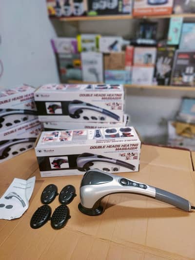 infrared Double Heads Vibrating Heating Full Body Massager Hammer