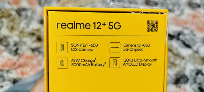 Realme 12+5G 16GB/256 GB Complete Box