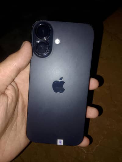 Apple iPhone 16 black jv all okay as like new condition
