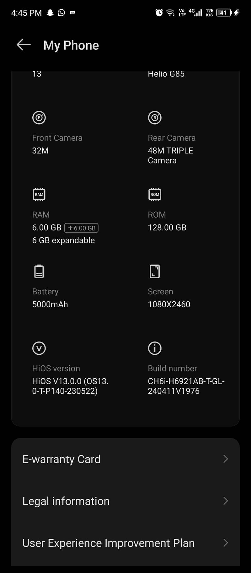 Tecno CAMON 19 Neo 3