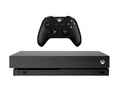 Xbox one x 1tb with games