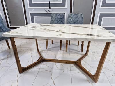 Premium 6-Seater Dining Table Set.