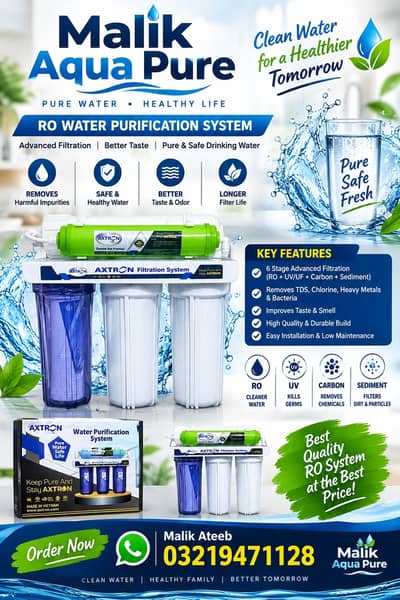 Axtron 6-Stage RO Water Purification System (Made in Vietnam