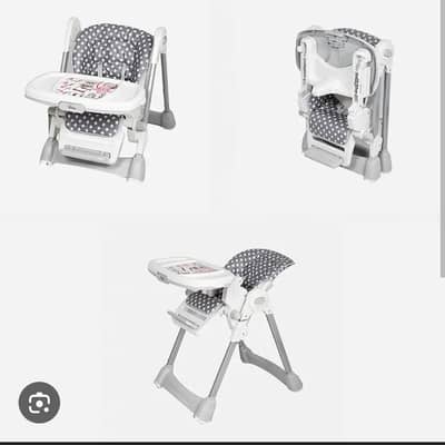 Kids grey high chair