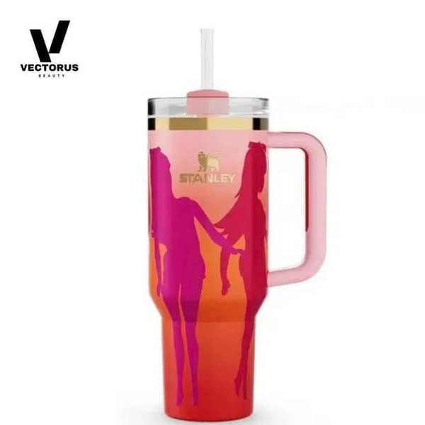Stainless Steel Design Tumbler 1200ml, 40oz Stainless Steel Tumbler Vacuum Insulated Thermal Car Mug & Iced Bottle
