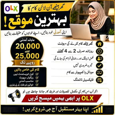 Data Entry Job / Job for Males, Females, Students, Assignment Job