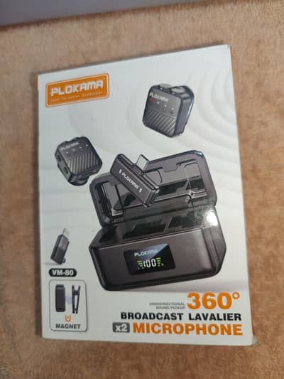 PLOKAMA VM-80 Wireless Dual Lavalier Mic | 2 Mic Set