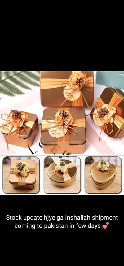 Customised Gift Box| Tin Box| Sweet box|Lava Cake Box|Bid Box|All Size