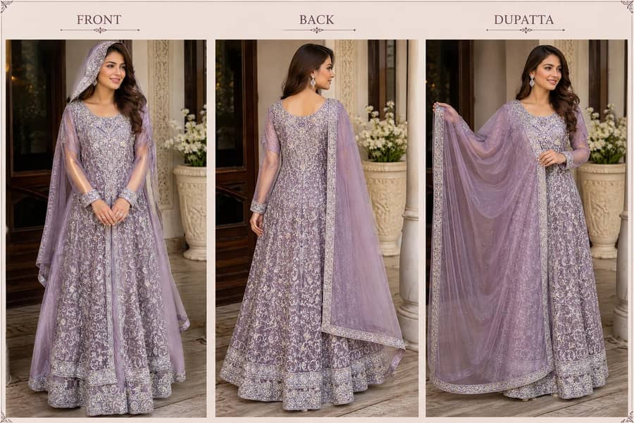 Bridal Maxi light Purple 1