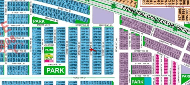 10 Marla Residential Plot for Sale DHA Sector C