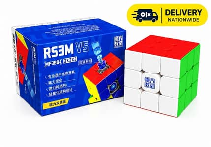 MoYu RS3M V5 Magnetic 3×3 Speed Cube-Professional Rubick's Cube Puzzle