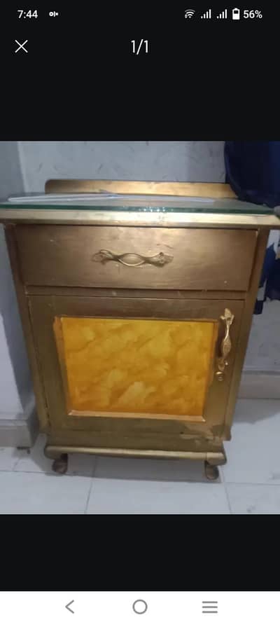 2 side tables pure wood