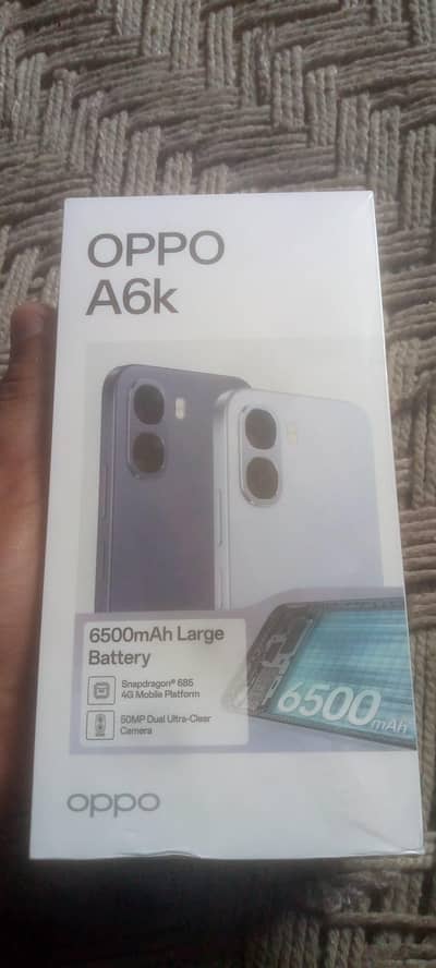 new oppoa6k box pack 6 128