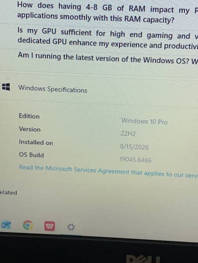 Dell laptop
