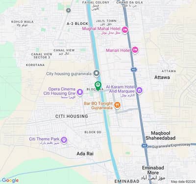 5 Marla Residential Plot - Citi Housing Citi Canal Enclave Gujranwala | Booking 14 Lac Only