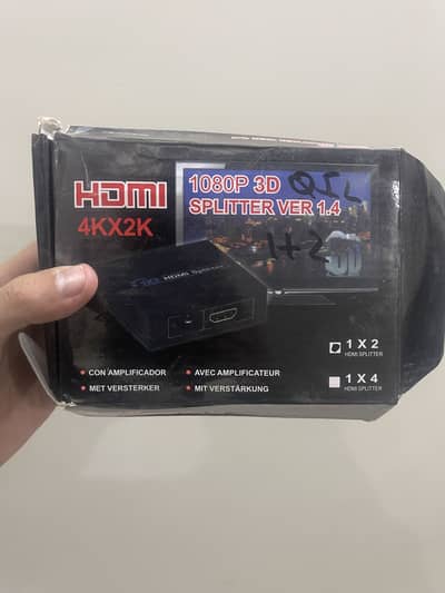 HDMI Splitter 1x2 1080P 3D HDMI 1.4 – 4Kx2K